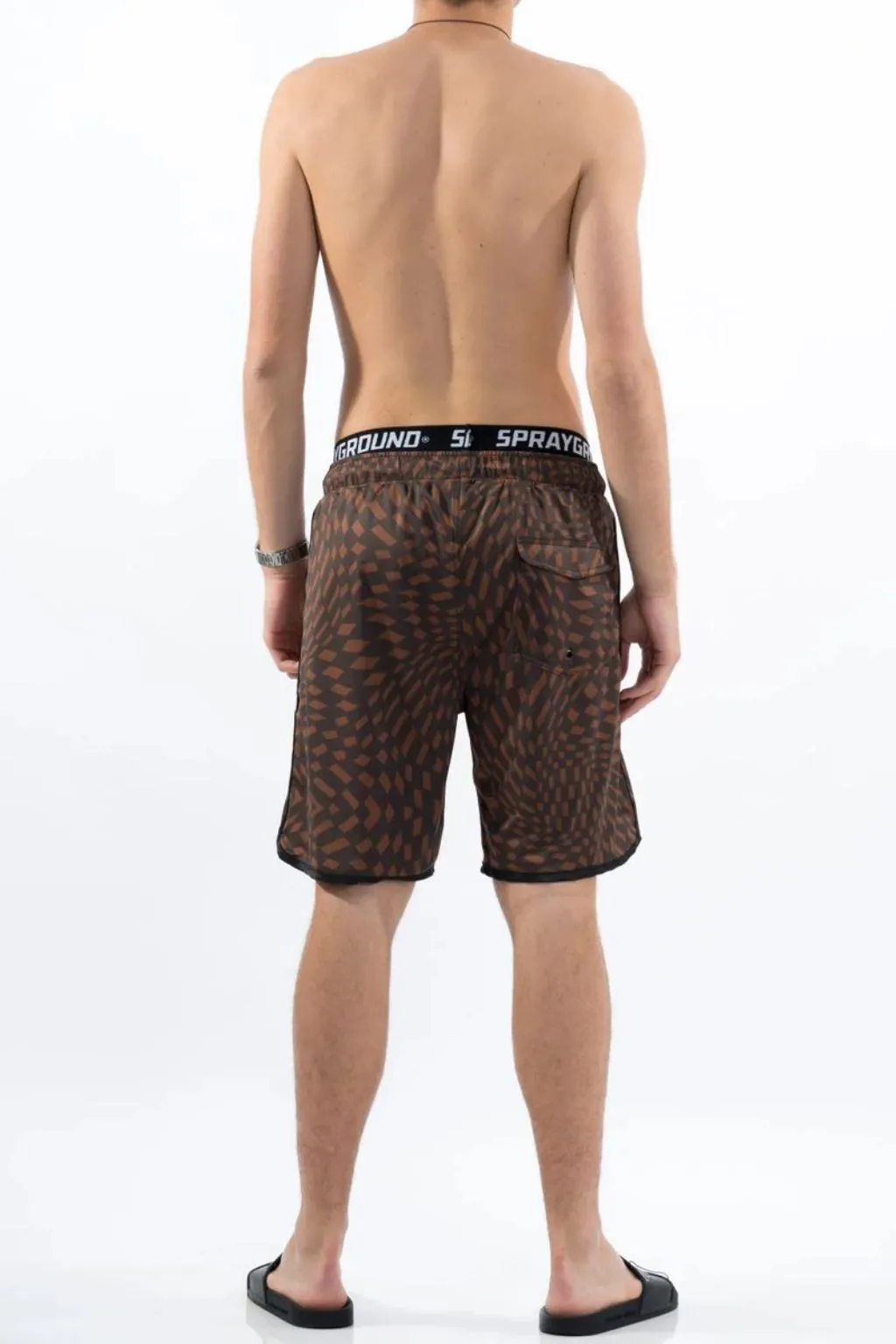 SPRAYGROUND BOXER UOMO SP048HEN MARRONE