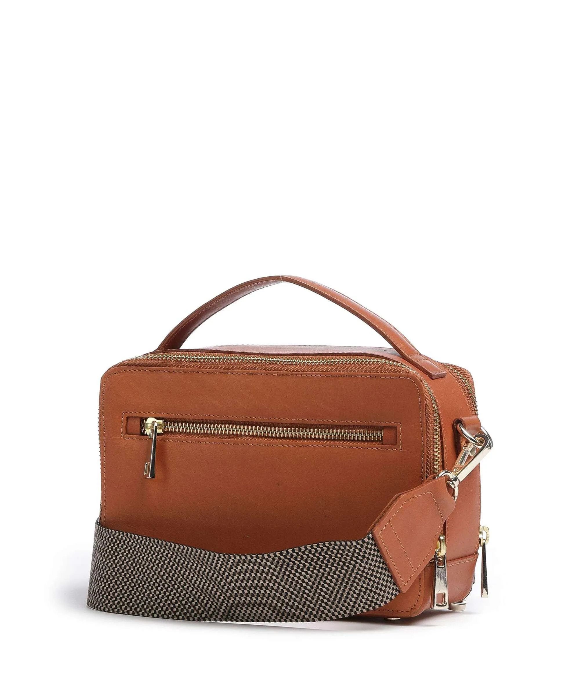  Still Nordic Aggie Aggie Borsa a tracolla pelle a grana fine cognac  
