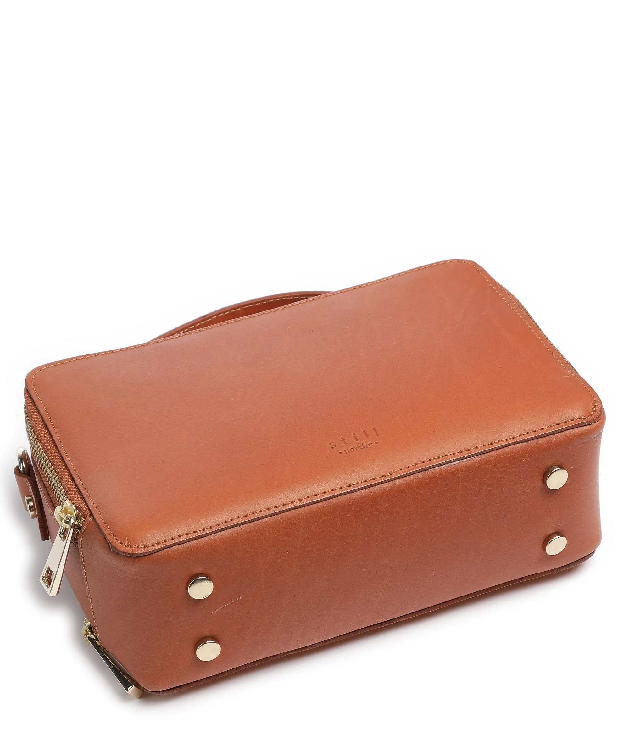  Still Nordic Aggie Aggie Borsa a tracolla pelle a grana fine cognac  