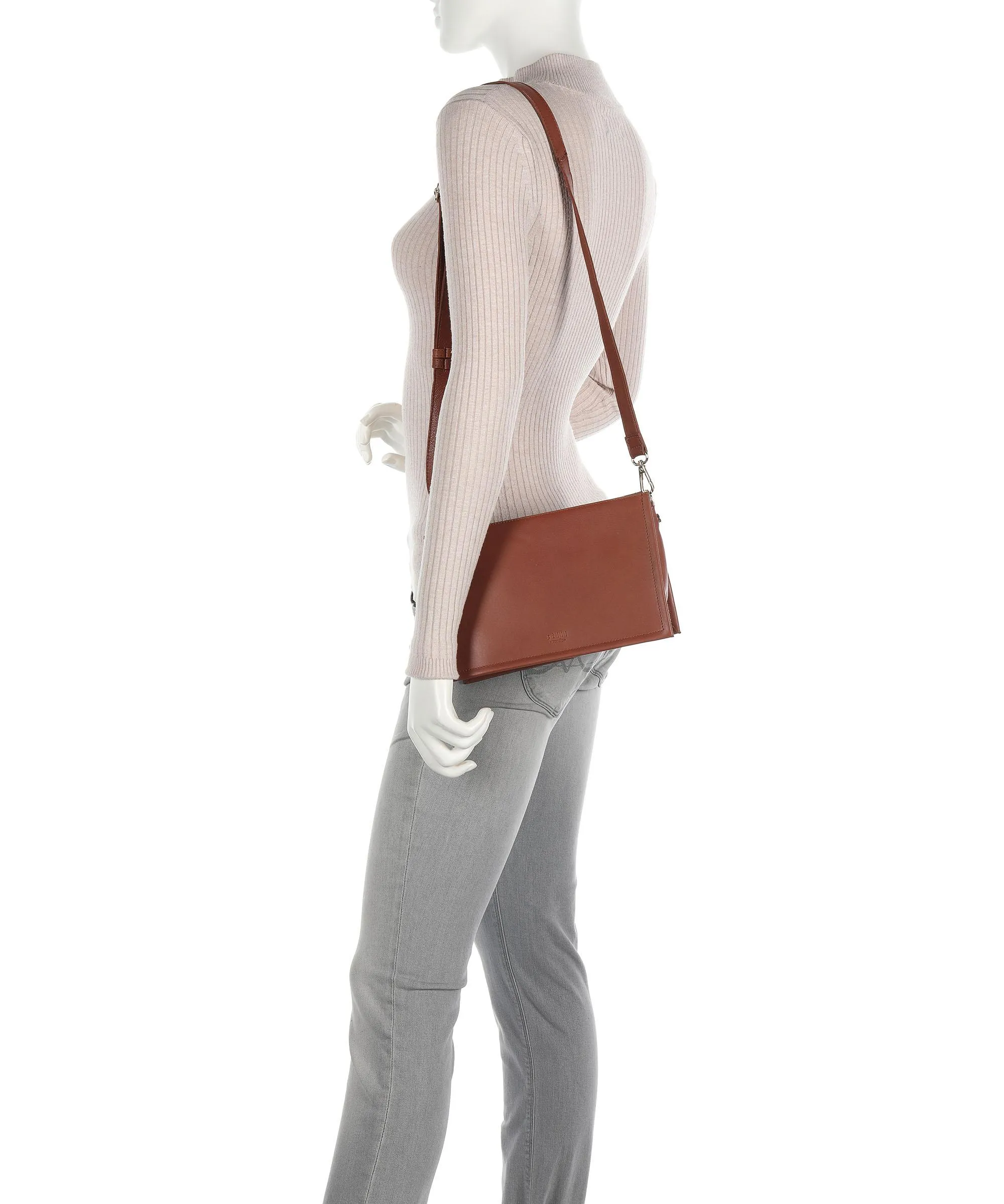  Still Nordic Aggie Aggie Borsa a tracolla pelle liscia cognac  