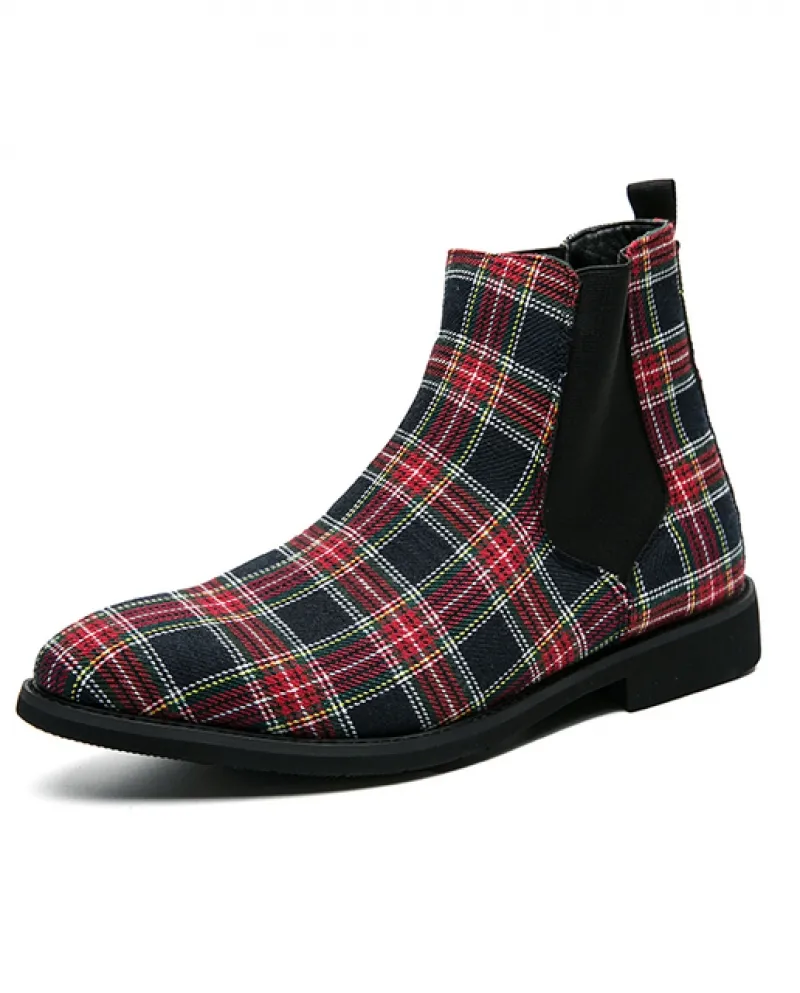 Stivaletti Chelsea da uomo di alta qualità autunno inverno Stivaletti da uomo slip on in pelle crosta Luxury Fashion Designer Cl