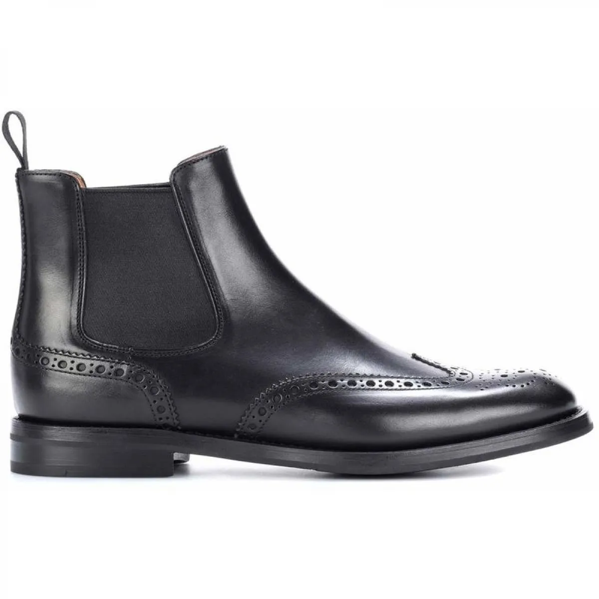 Stivaletti Chelsea di moda di lusso da donna di alta qualità Scarpe brogue intagliate Stivaletti in pelle di mucca Oxford nere a