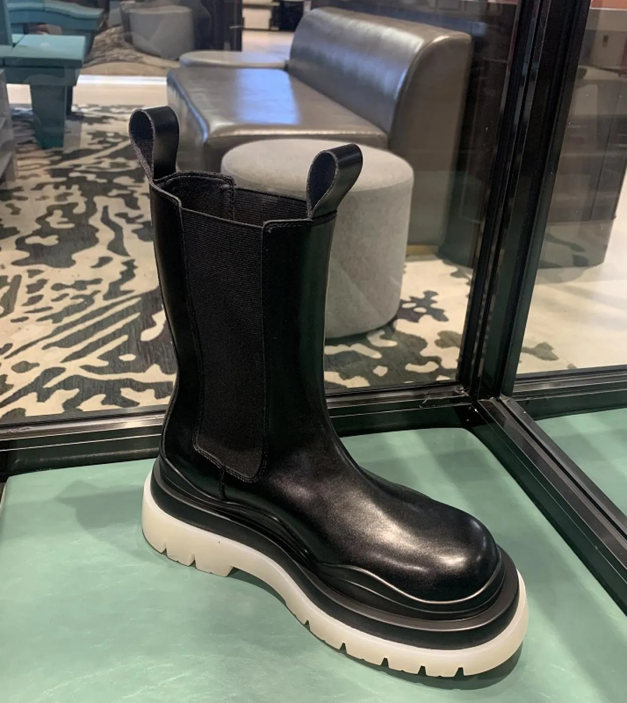 Stivaletti Chelsea uomo di lusso fatti a mano moda uomo stivaletti alti slip on scarpe casual da uomo allaperto altezza crescen