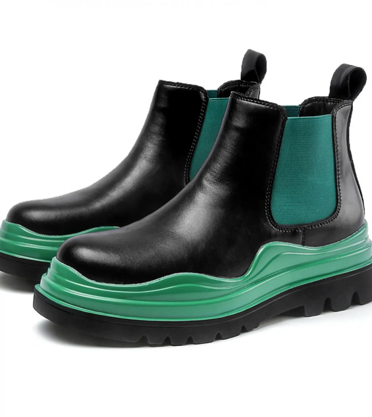 Stivaletti da uomo Chelsea Stivali con plateau da uomo Stivali Chelsea da uomo Scarpe con plateau da uomo Stivali da uomo