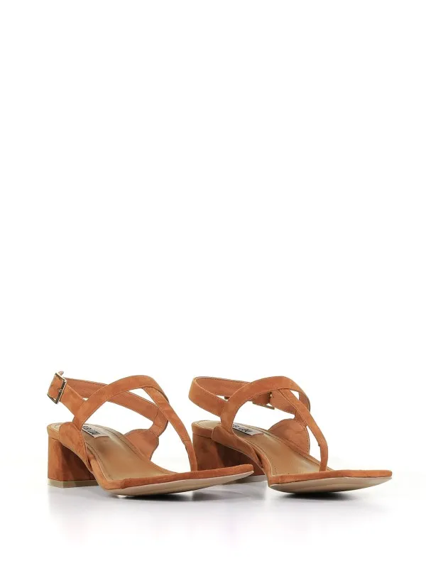 Suede thong sandal