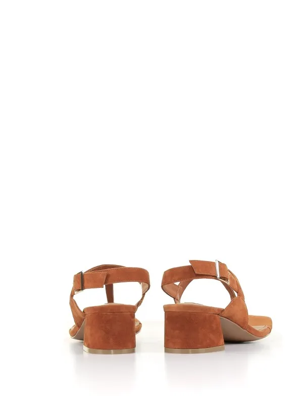 Suede thong sandal