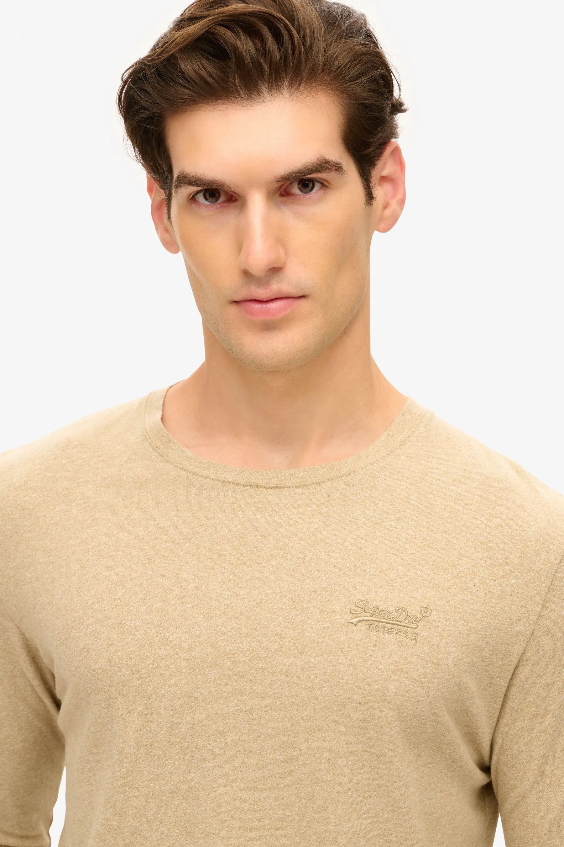 Superdry 100% Cotton Essential Logo Long Sleeve Top    