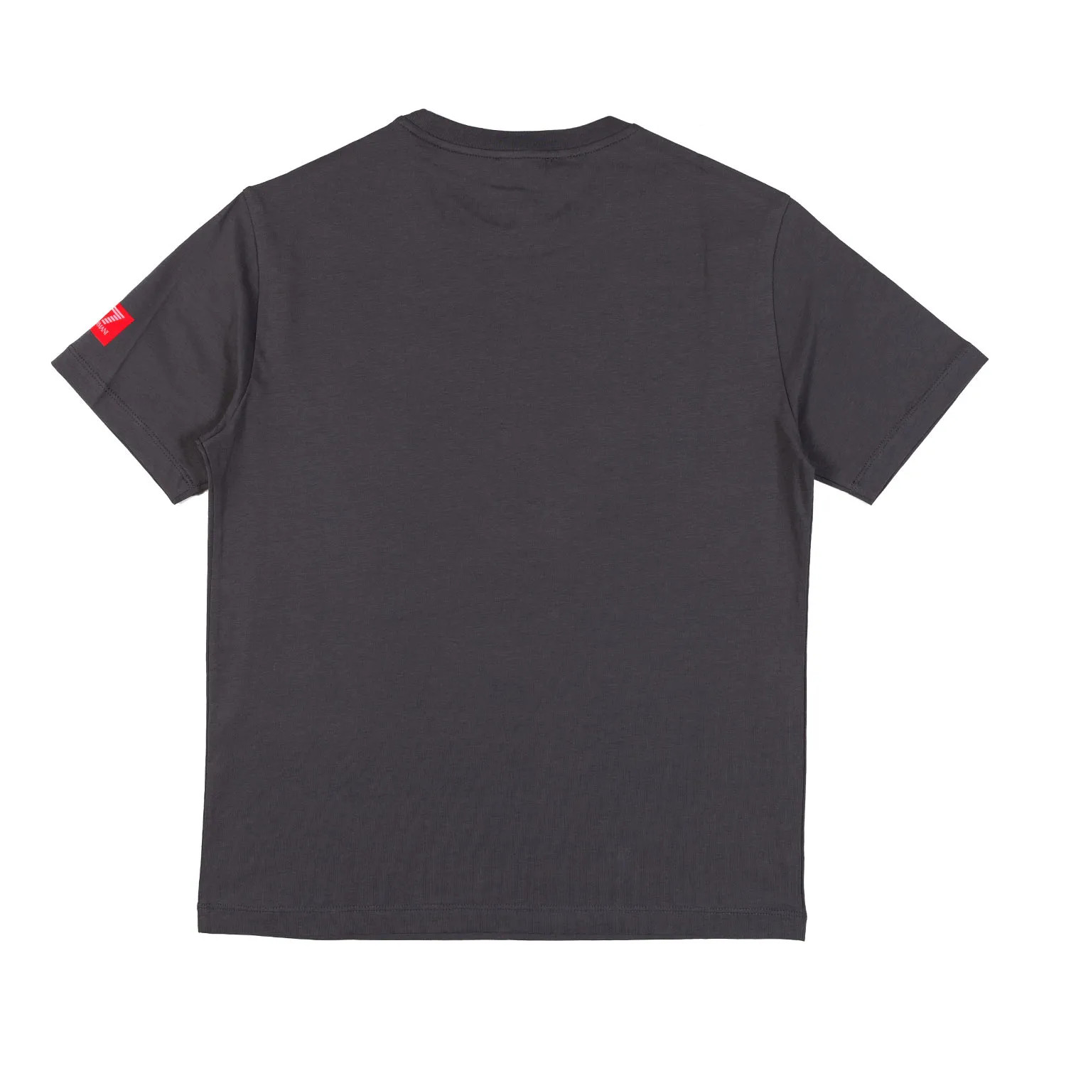 T-Shirt Grigio Scuro Con Loghi Ea7 Rossi