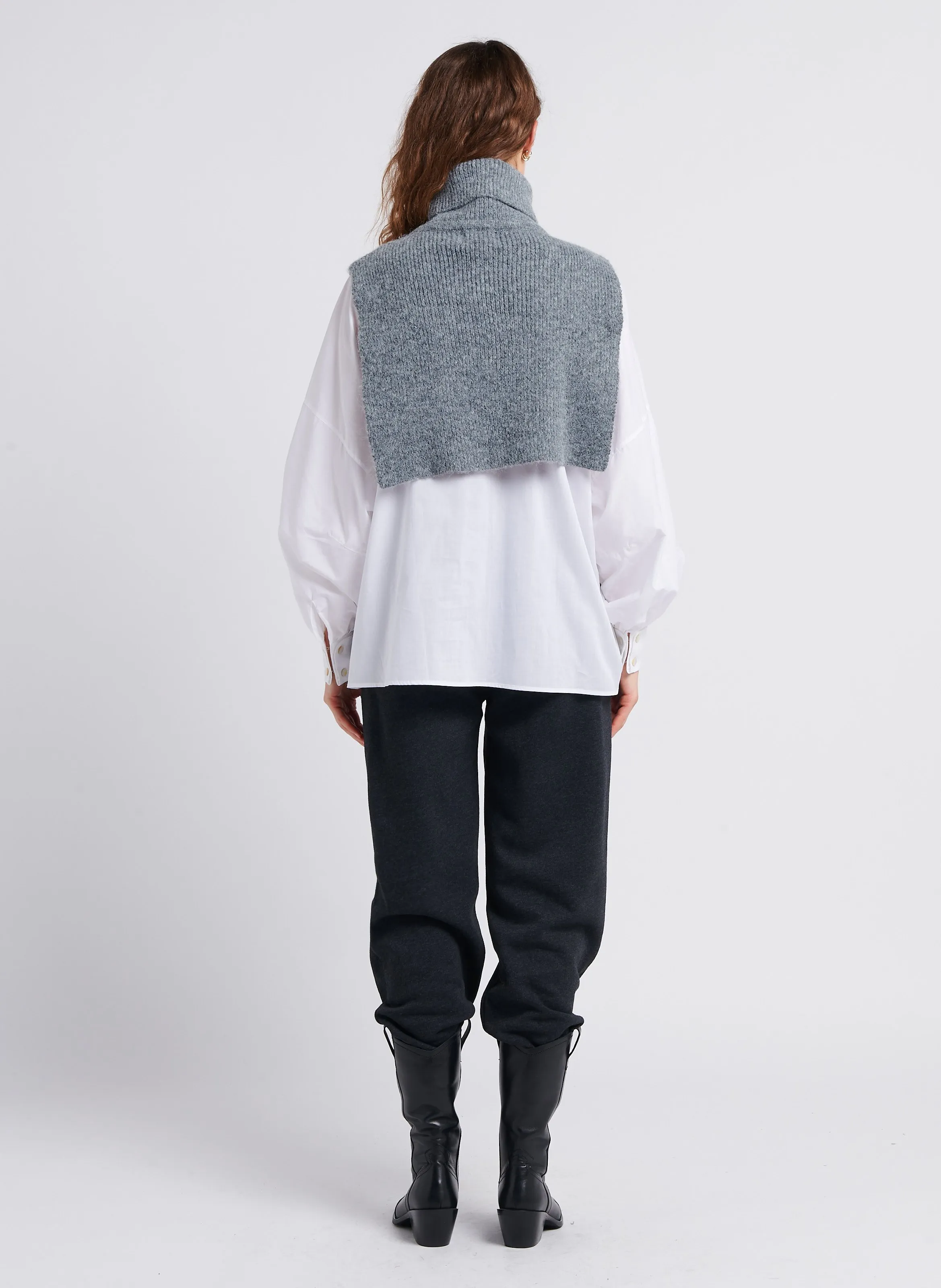  The Label Edition   GATSBY - Camicia dritta collo classico in cotone | Bianco