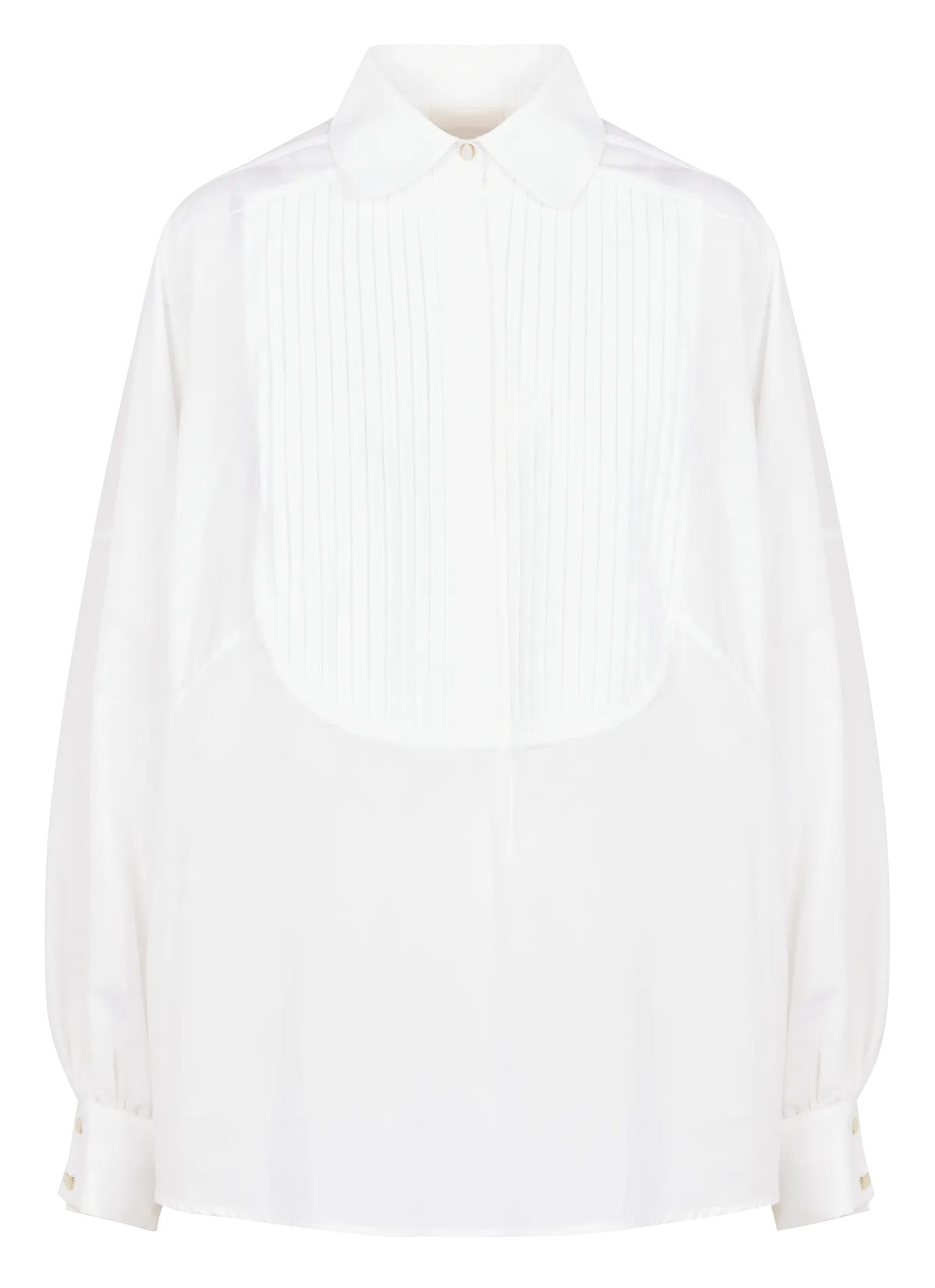  The Label Edition   GATSBY - Camicia dritta collo classico in cotone | Bianco
