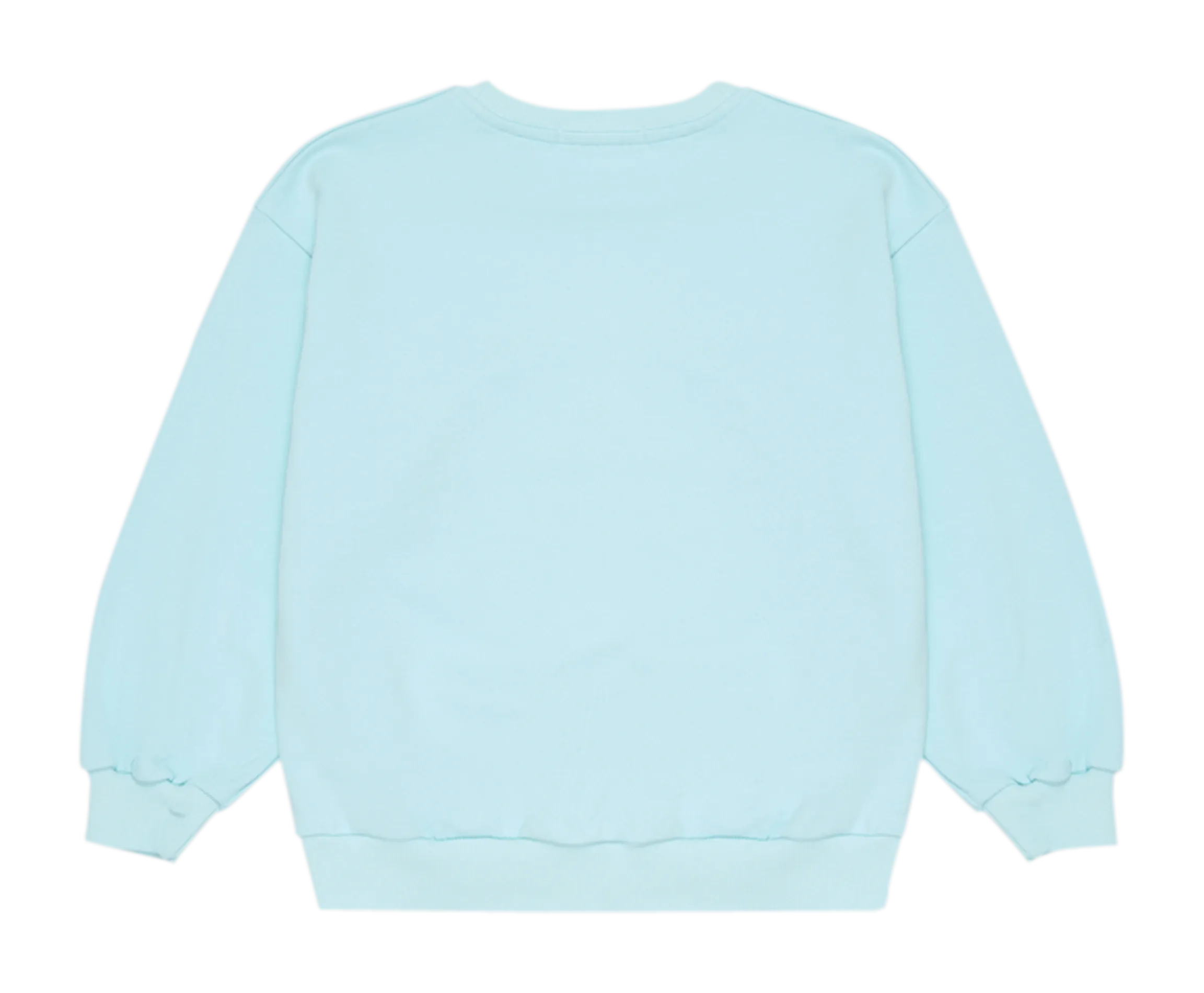 THE NEW SOCIETY   LAPACE - Felpa dritta con scollo tondo in cotone serigrafato | Blu