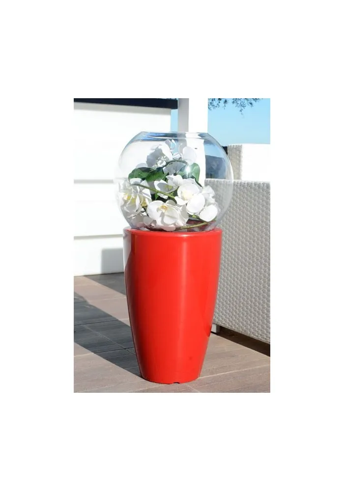 Vaso mod. Prisma Round -  Linea Monacis Colore Verde