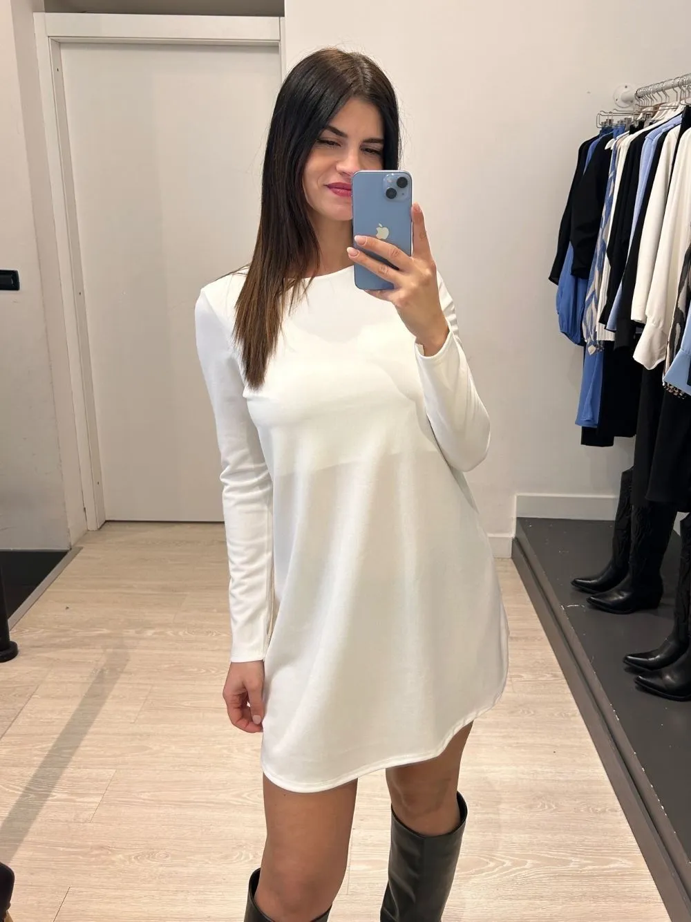 Vestito corto fiocco dietro