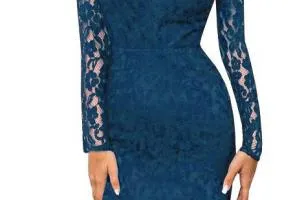 Vestito Madily, color petrolio