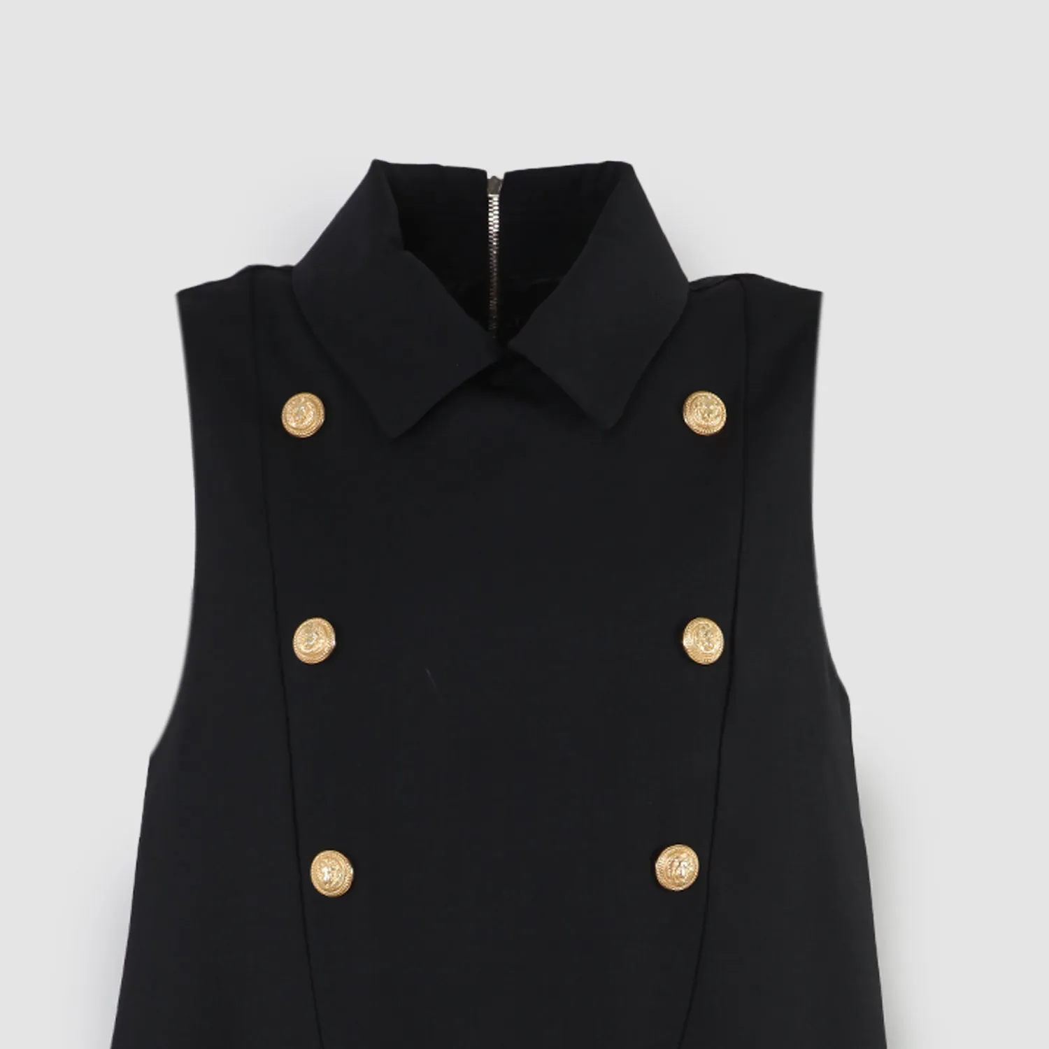 Vestito Nero Smanicato Ragazza