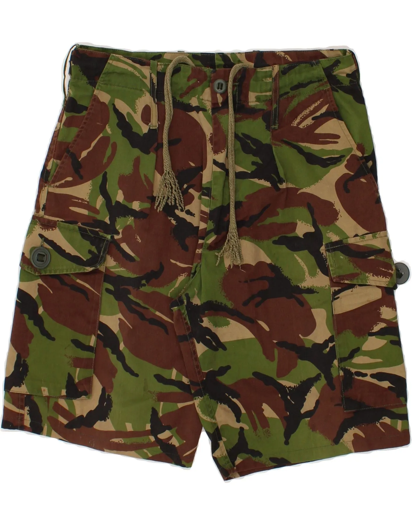 VINTAGE Mens Cargo Shorts W32 Medium  Khaki Camouflage