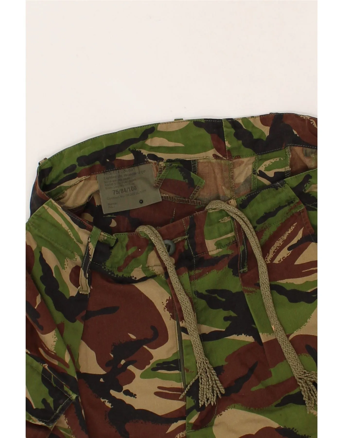 VINTAGE Mens Cargo Shorts W32 Medium  Khaki Camouflage