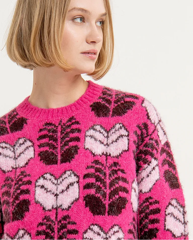 W3-ANXX231 Maglia Fucsia  
