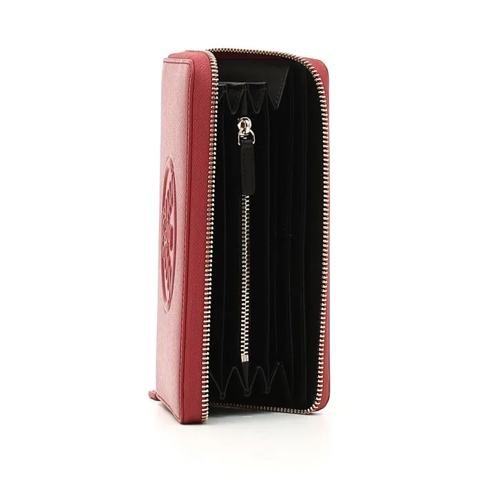 WALLET ZIP AROUND ROSSO ROSSO