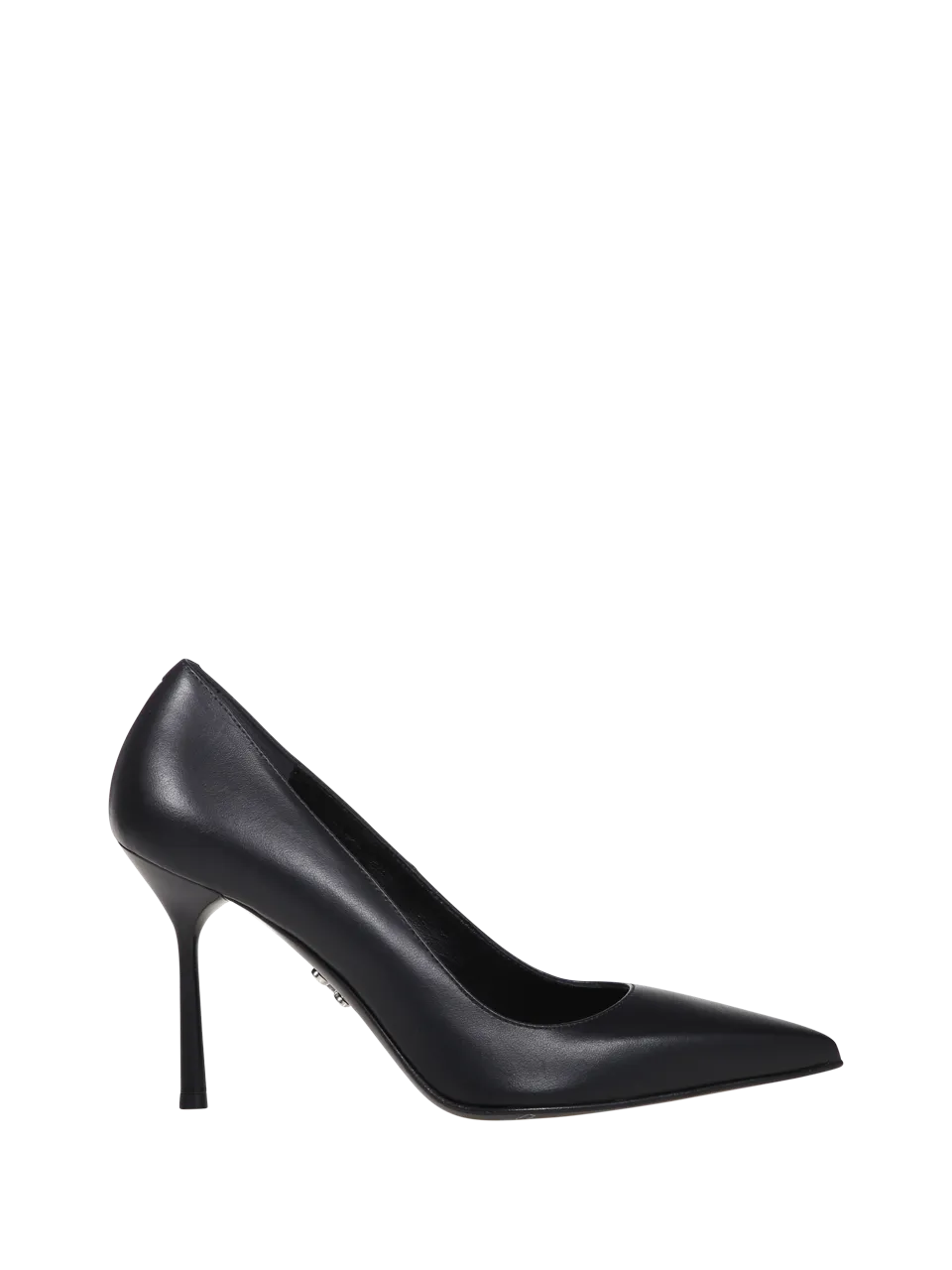 WOMAN SERGIO LEVANTESI BLACK LEATHER MUSA DECOLLETE