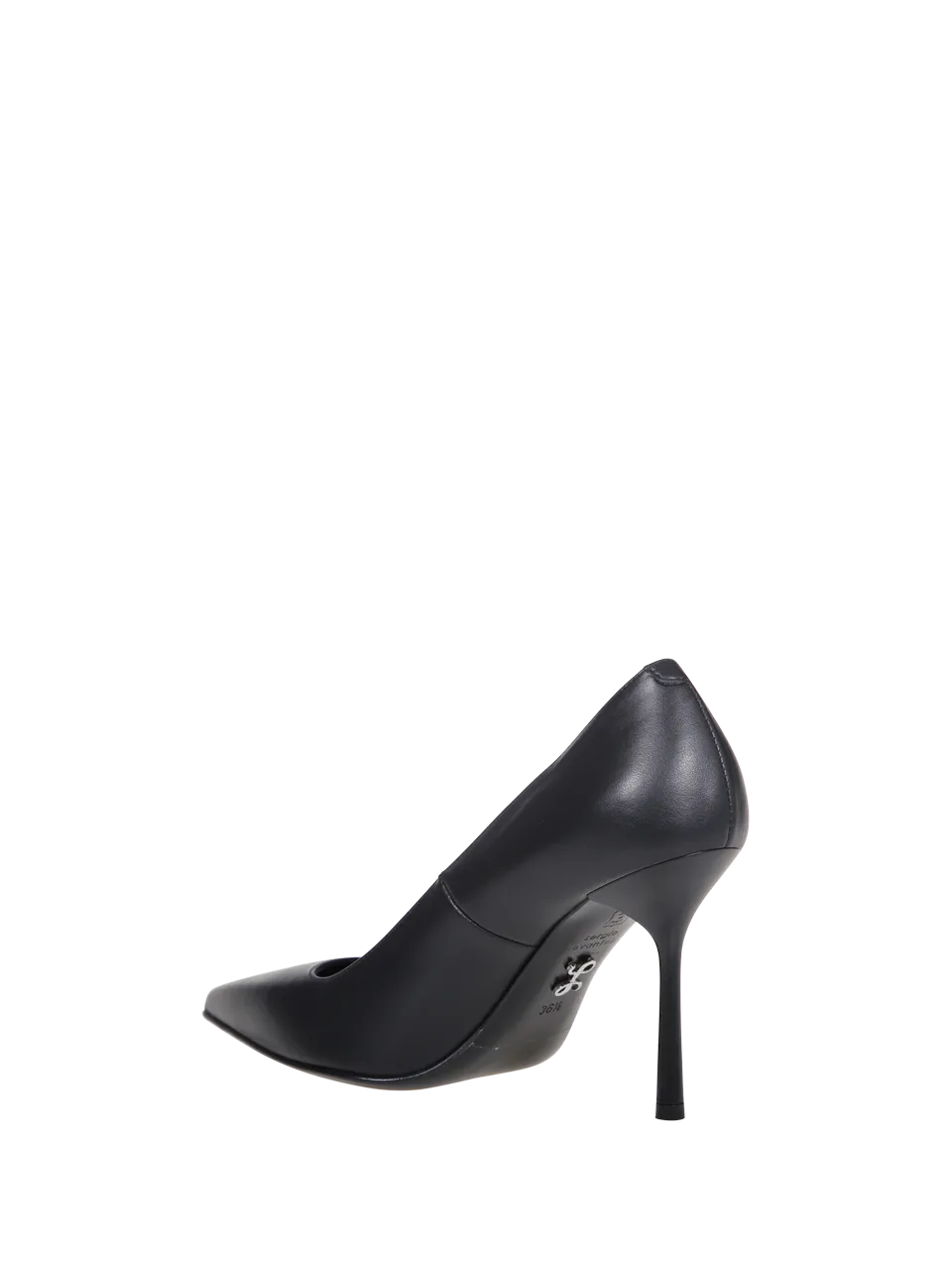 WOMAN SERGIO LEVANTESI BLACK LEATHER MUSA DECOLLETE