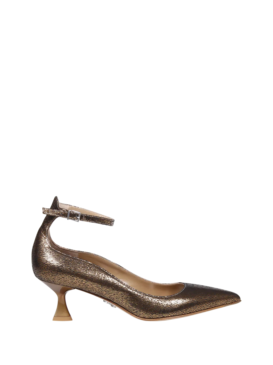 WOMAN SERGIO LEVANTESI BROWN LEATHER CLARA DECOLLETE