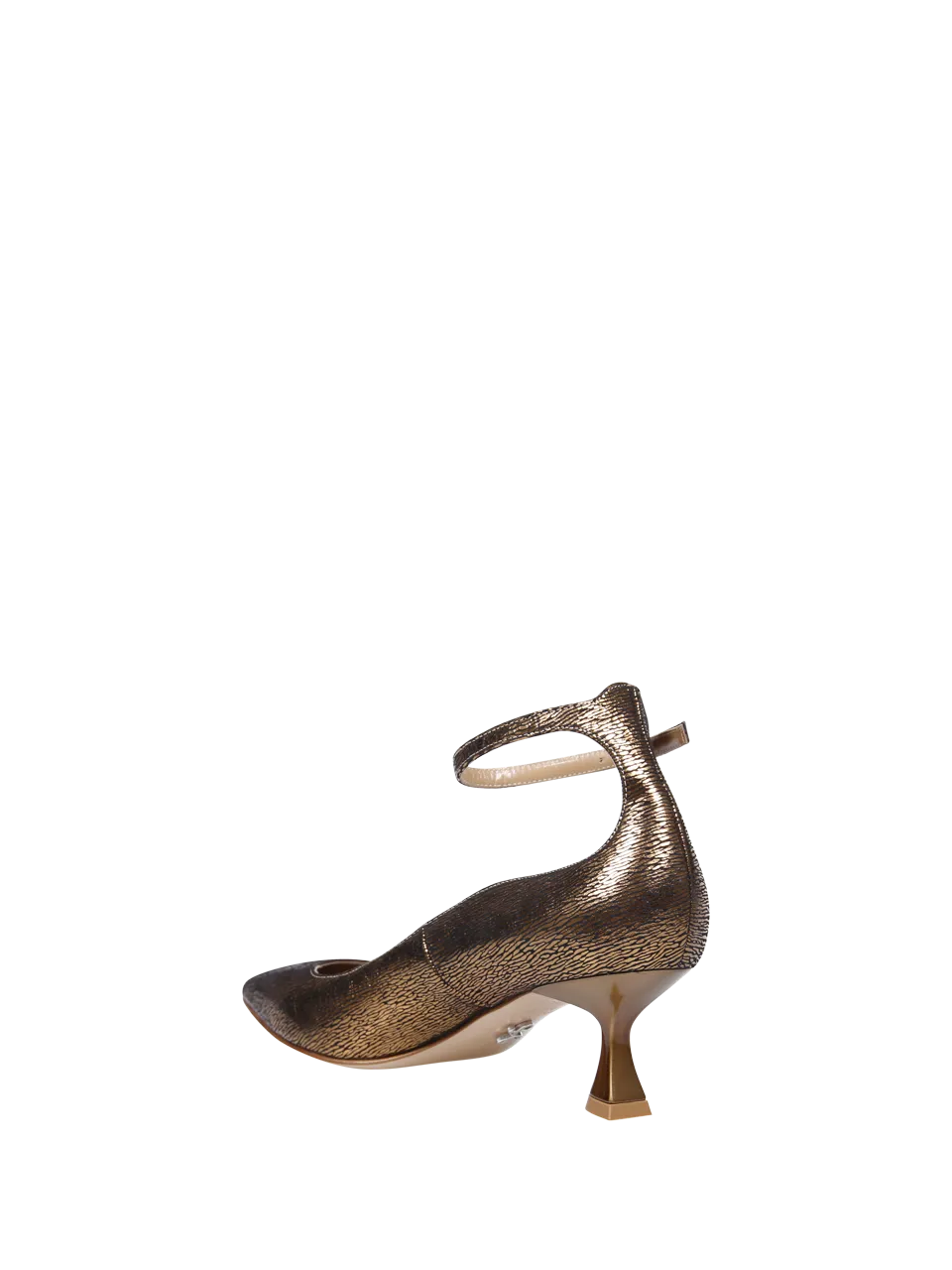 WOMAN SERGIO LEVANTESI BROWN LEATHER CLARA DECOLLETE