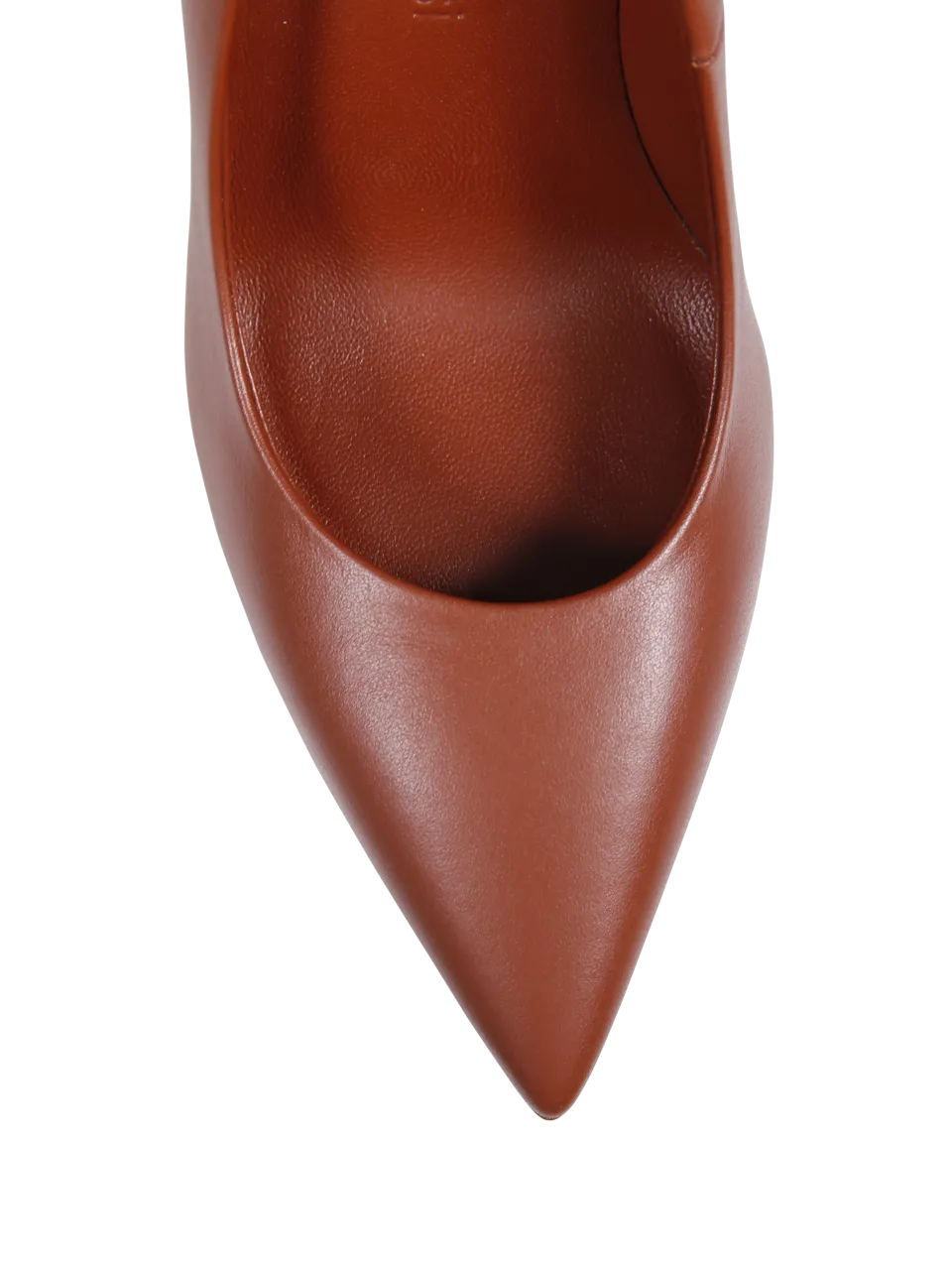 WOMAN SERGIO LEVANTESI BROWN LEATHER LEYSBEK DECOLLETE
