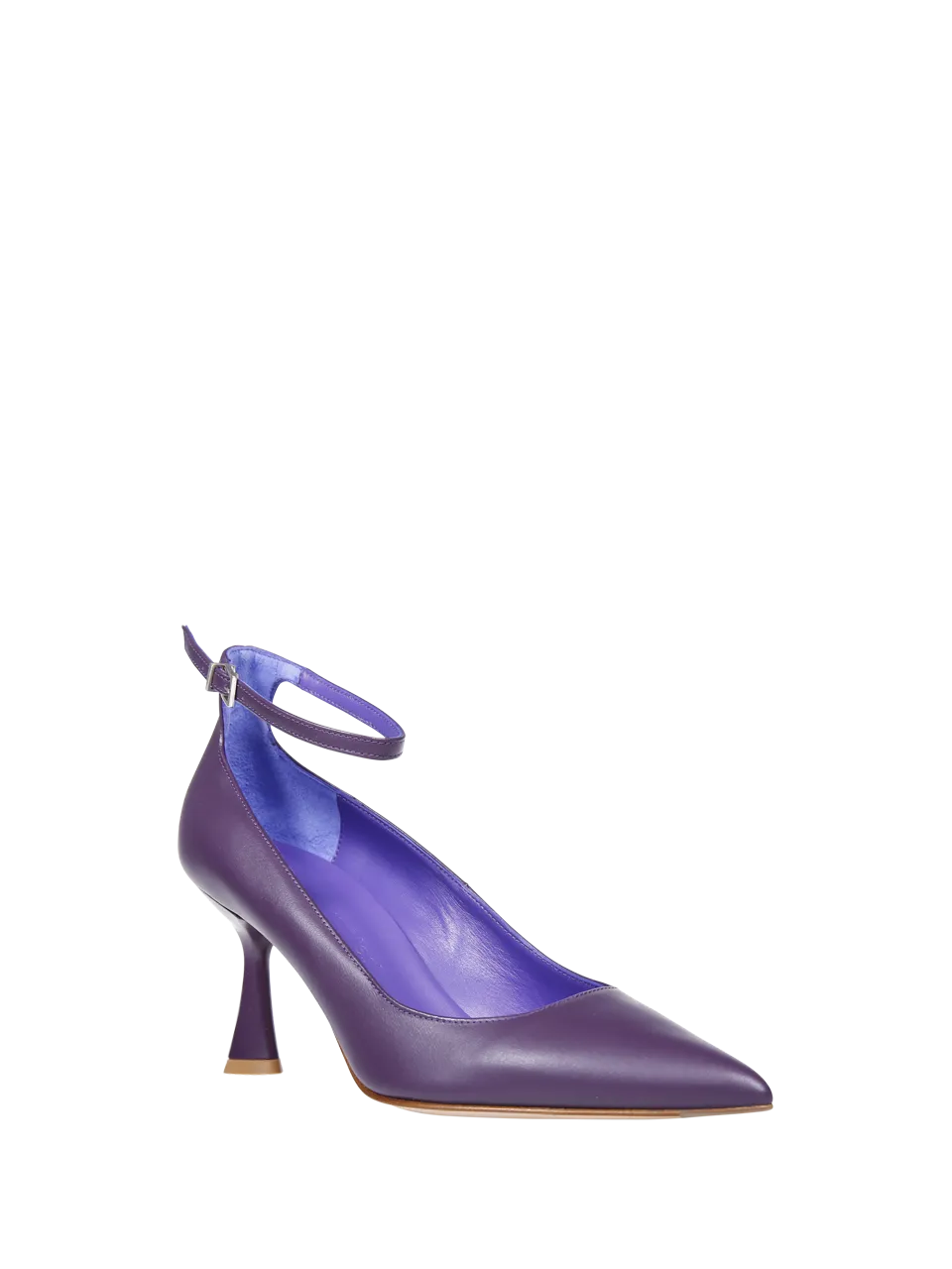 WOMAN SERGIO LEVANTESI PURPLE LEATHER JENNA24 DECOLLETE