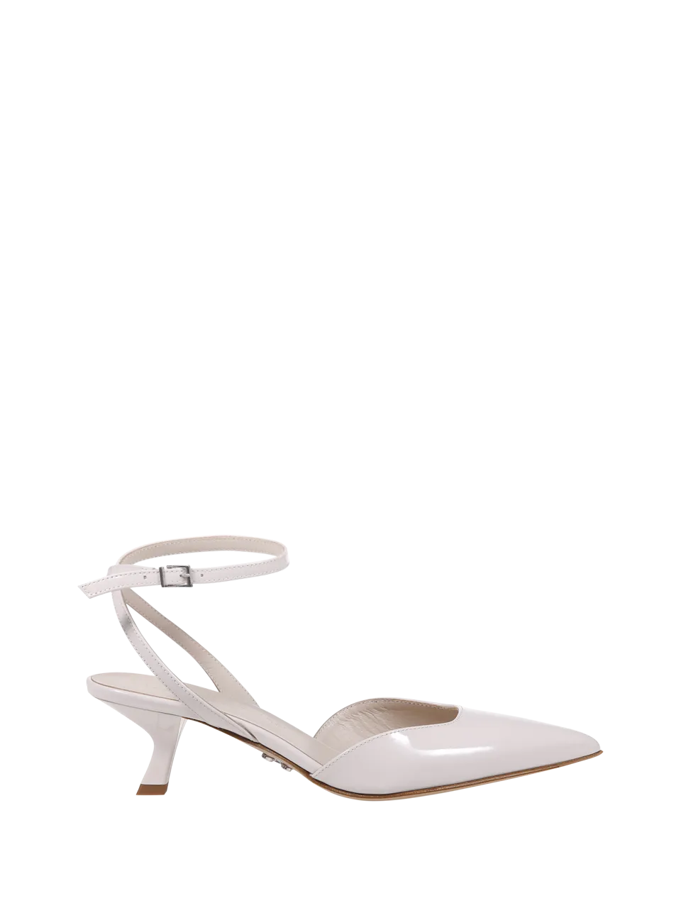 WOMAN SERGIO LEVANTESI WHITE LEATHER CAROL PUMP