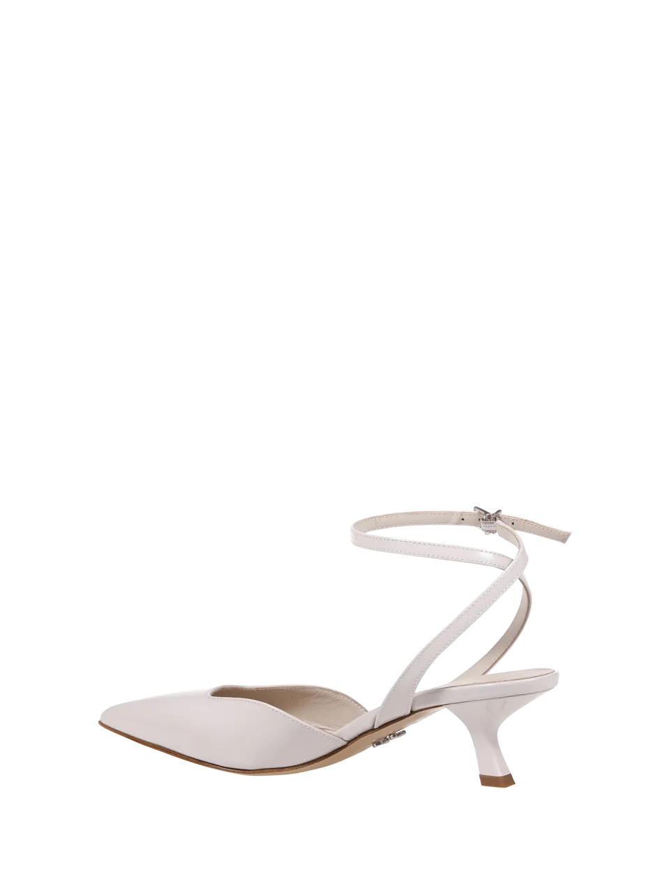 WOMAN SERGIO LEVANTESI WHITE LEATHER CAROL PUMP