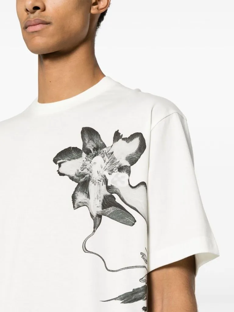 y3 T-shirt con stampa