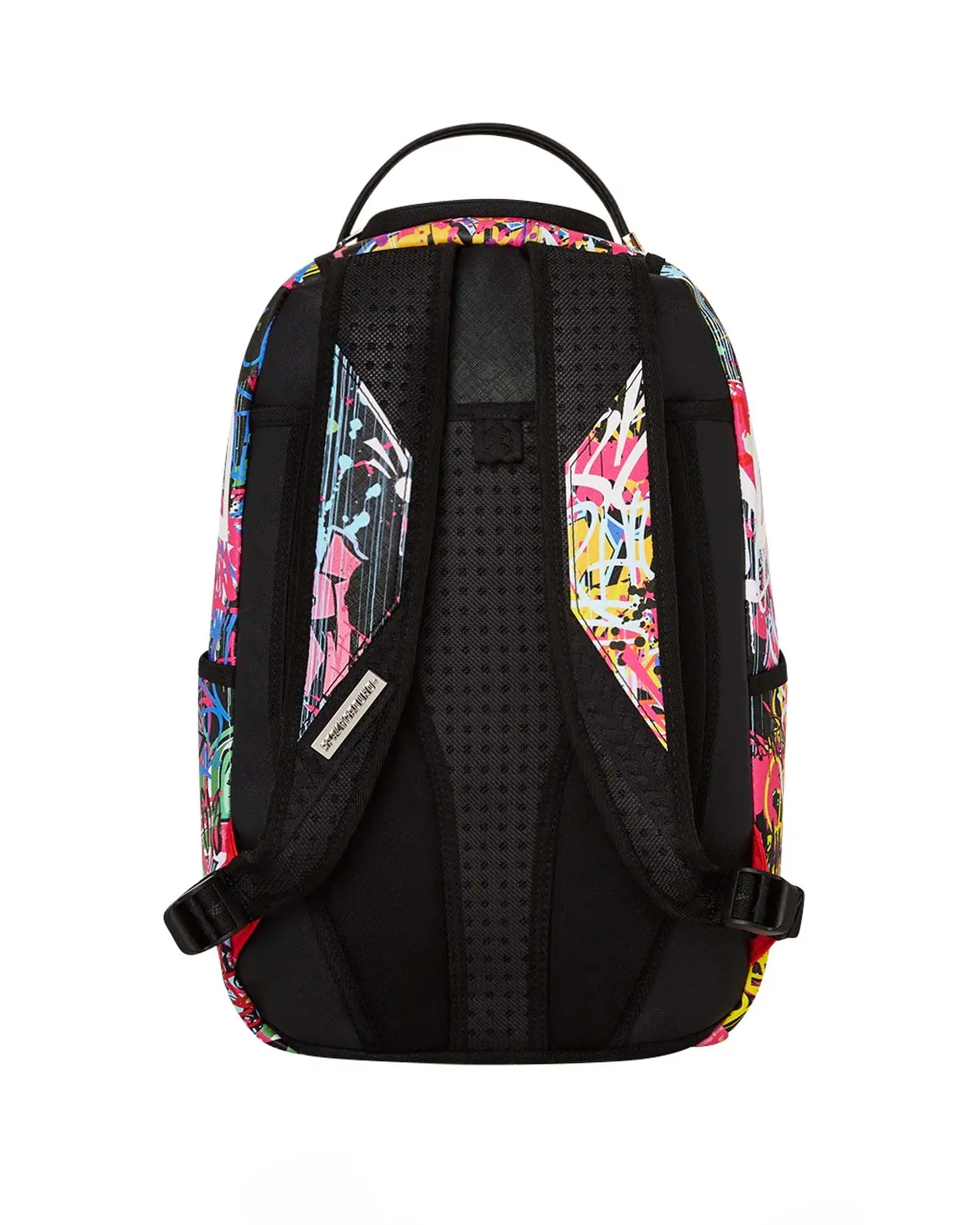 Zaino Lower East Side in similpelle con motivo a graffiti multicolor